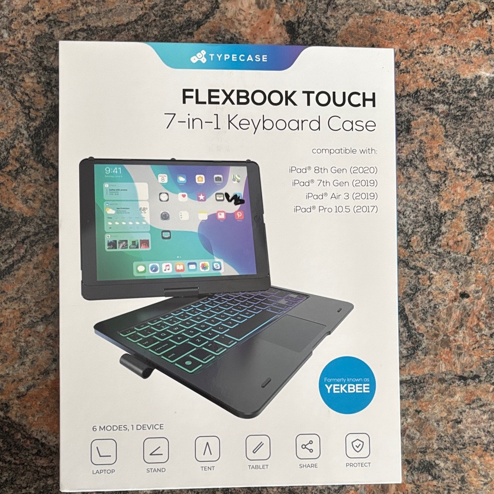 Flexbook Touch Keyboard Case - Rose Gold